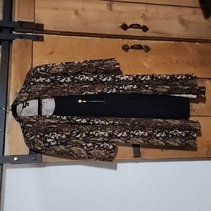 Snake Print Dress Set